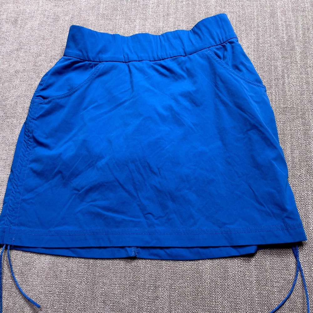 Columbia Anytime Skort Womens S Blue Athletic Hiking Skirt UPF 50 Sun Protection
